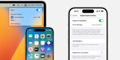 iPhone Kişisel Erişim Noktası Adı Değiştirme