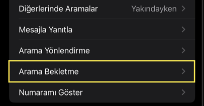 iPhone’da Arama Bekletme Özelliği Nedir?