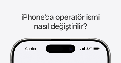 iPhone Operatör İsmi Değiştirme