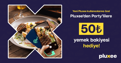 Porty ile Pluxee’den Lezzetli Bir Başlangıç: 50 TL Yemek Hediyesi Seni Bekliyor!