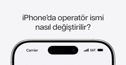iPhone Operatör İsmi Değiştirme